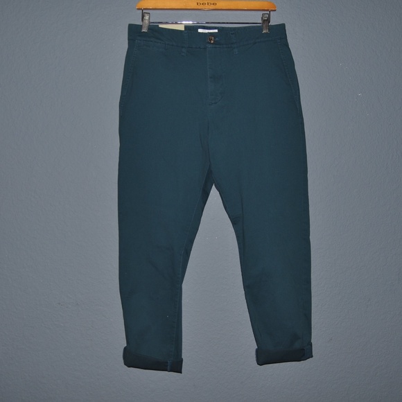 NEW Men's Teal Taper Fit Hennepin Chino Pants NWT - Picture 4 of 8